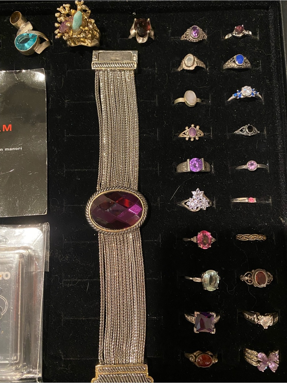 Sterling Silver Mixed Stackable Rings Set - Silver - Picture 6 of 6